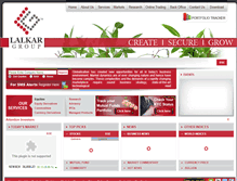 Tablet Screenshot of lalkarsecurities.com
